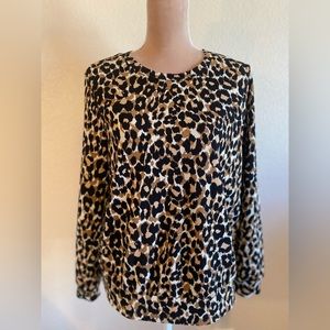 Leota Animal print crewneck
